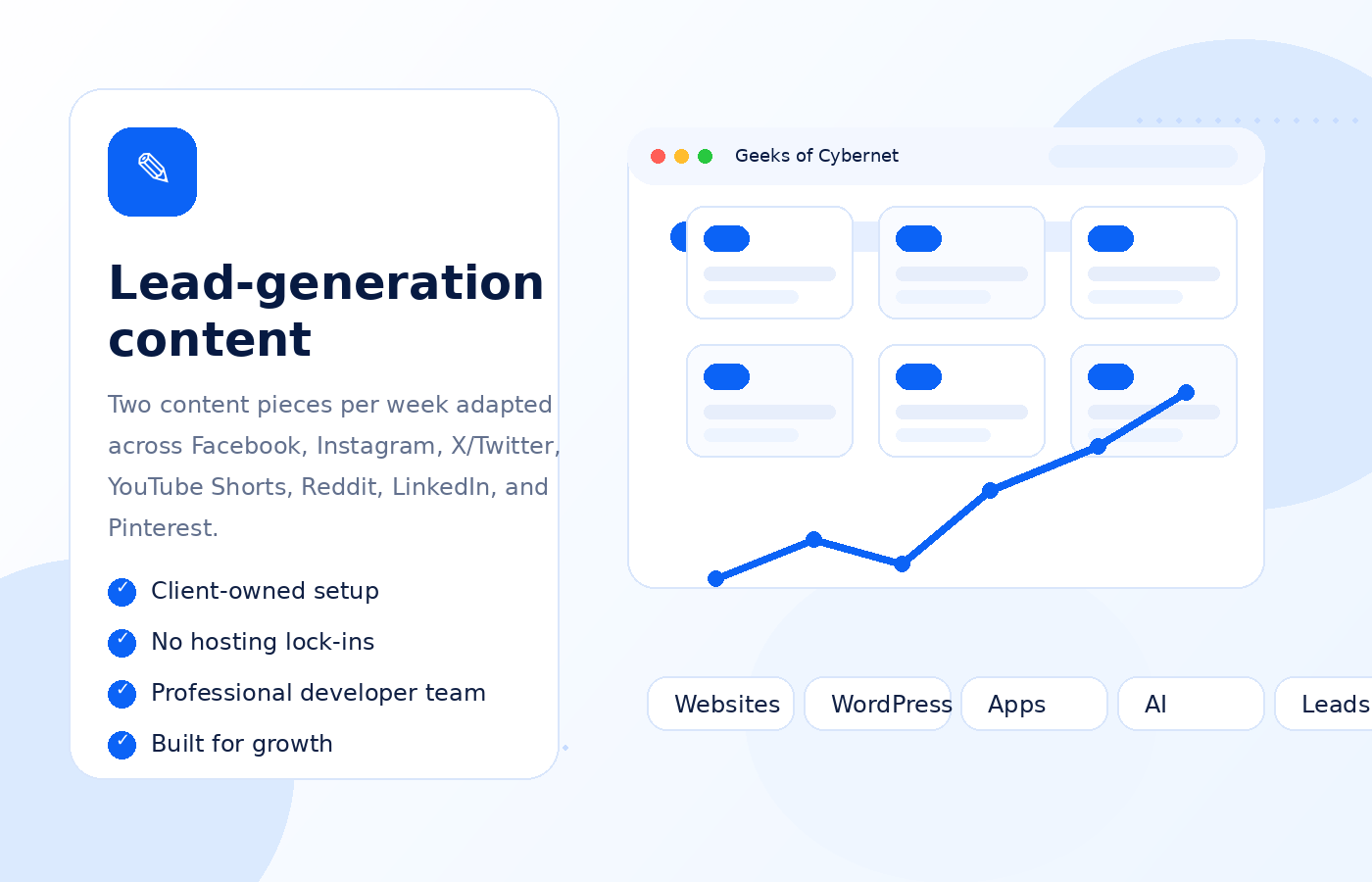Lead Generation Content illustration