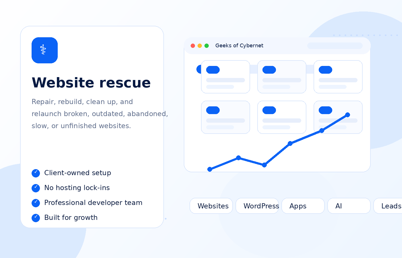 Website Rescue illustration